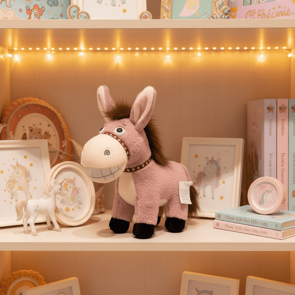 AKDC Pink Donkey Plush Toy 25cm Cute Stuffed Animal Toy Gift for Kids Girls - Al Kabayel Discount CentreAKDC Pink Donkey Plush Toy 25cm Cute Stuffed Animal Toy Gift for Kids GirlsToysAKDCAl Kabayel Discount Centre