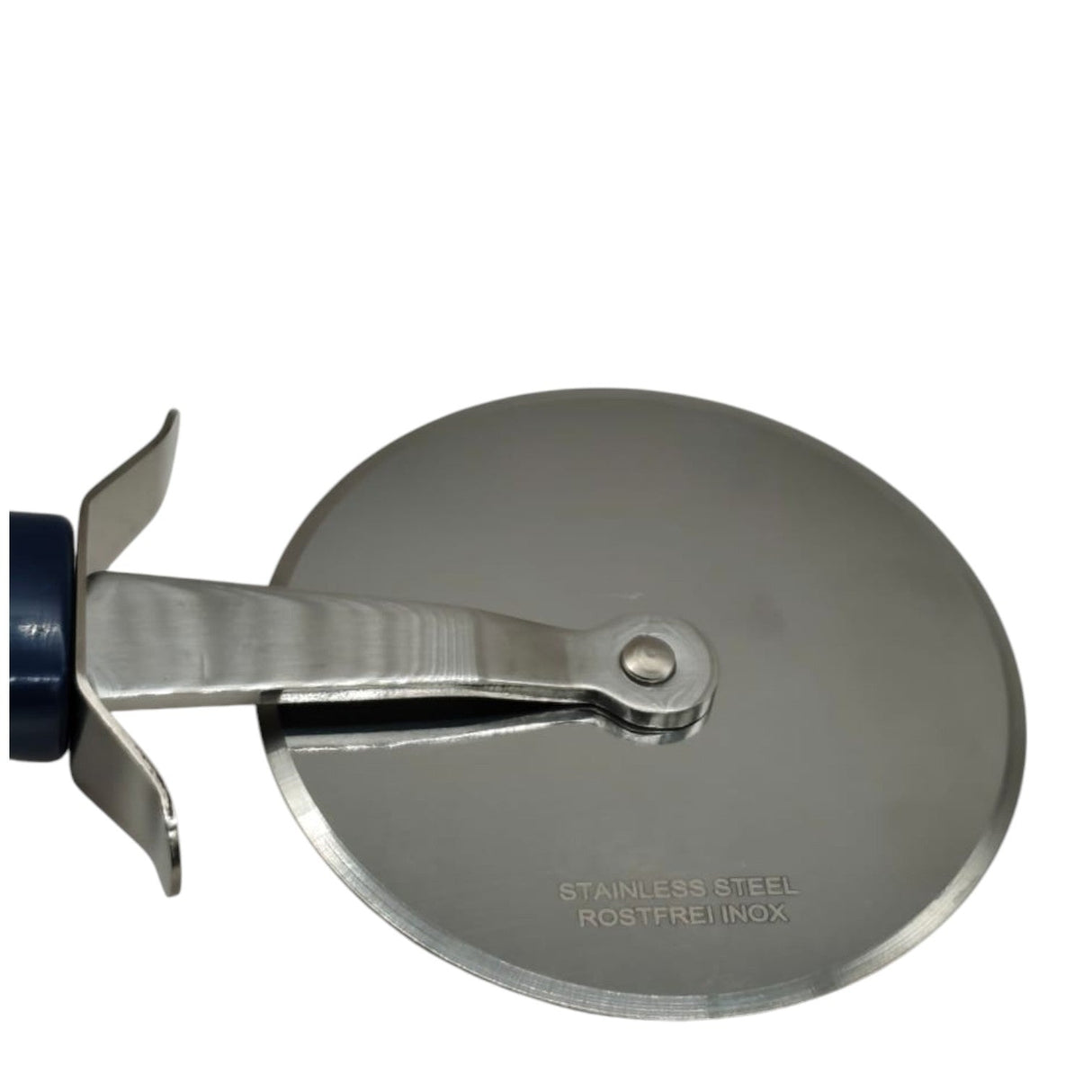 AKDC Pizza Cutter Stainless Steel Blade With Plastic Handle - 20cmX7cm - Blue&Steel - Al Kabayel Discount CentreAKDC Pizza Cutter Stainless Steel Blade With Plastic Handle - 20cmX7cm - Blue&SteelKitchen Utensils & GadgetsAKDCAl Kabayel Discount Centre