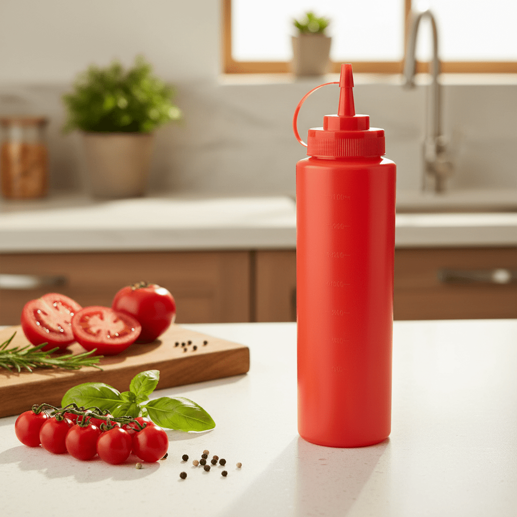 AKDC Plastic 900ml Squeeze Bottle – Easy Grip Liquid Dispenser - Red - Al Kabayel Discount CentreAKDC Plastic 900ml Squeeze Bottle – Easy Grip Liquid Dispenser - RedKitchen Utensils & GadgetsAKDCAl Kabayel Discount Centre