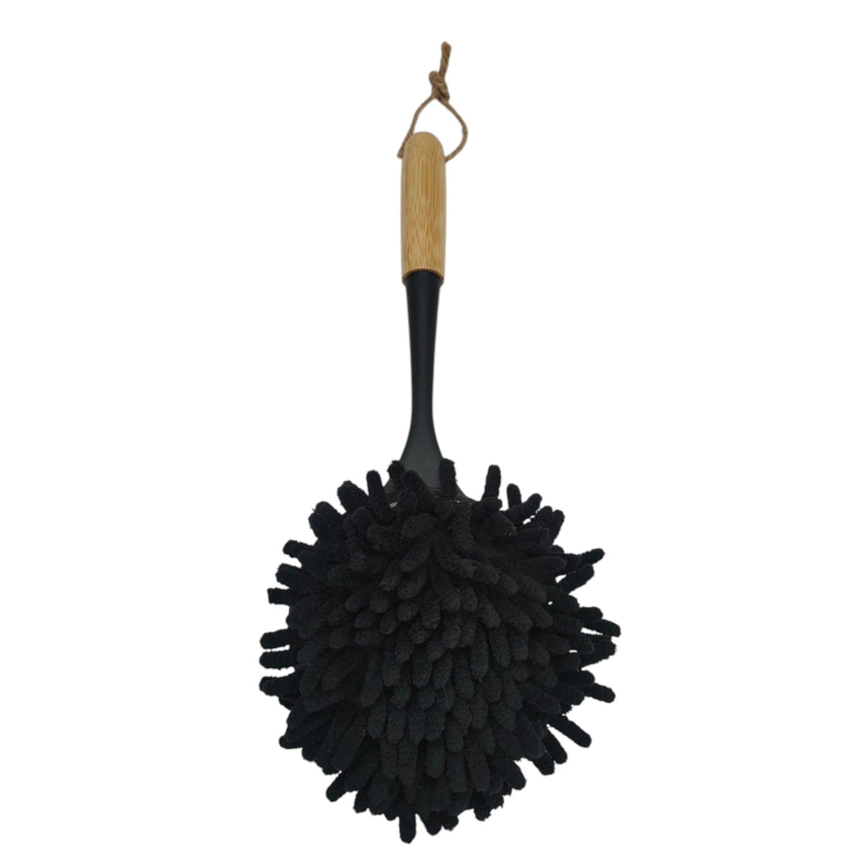 AKDC Plastic Dust Cotton Cloth Brush Bomboo Handle 32cm - Black - Al Kabayel Discount CentreAKDC Plastic Dust Cotton Cloth Brush Bomboo Handle 32cm - BlackCleaning SuppliesAKDCAl Kabayel Discount Centre