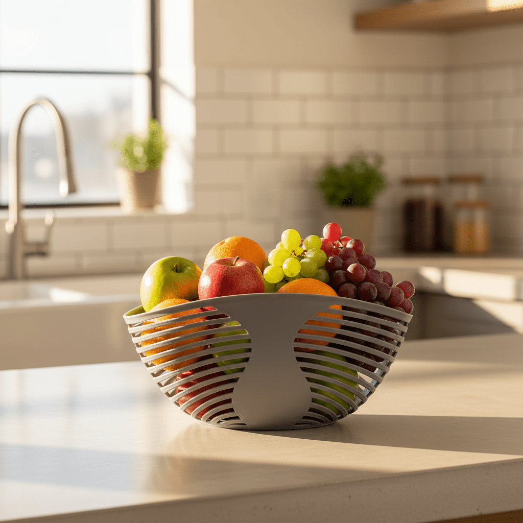 AKDC Plastic Fruit Basket 20cm*18cm, Assorted Color - Al Kabayel Discount CentreAKDC Plastic Fruit Basket 20cm*18cm, Assorted ColorOrganizers & AccessoriesAKDCAl Kabayel Discount Centre