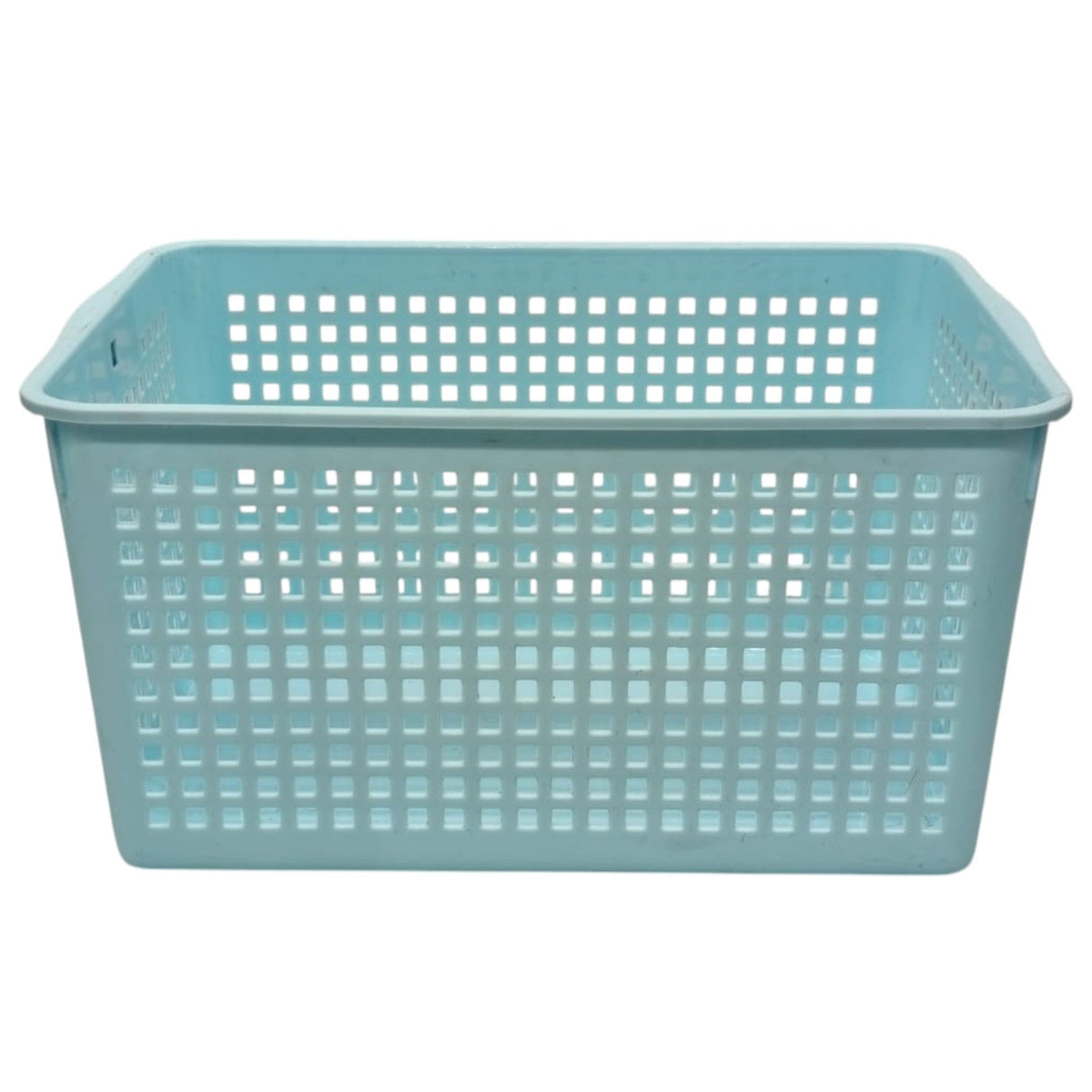 AKDC Plastic Fruit Vegetable Storage Basket - 27cmX18cmX14cm - Cyan - Al Kabayel Discount CentreAKDC Plastic Fruit Vegetable Storage Basket - 27cmX18cmX14cm - CyanOrganizers & AccessoriesAKDCAl Kabayel Discount Centre