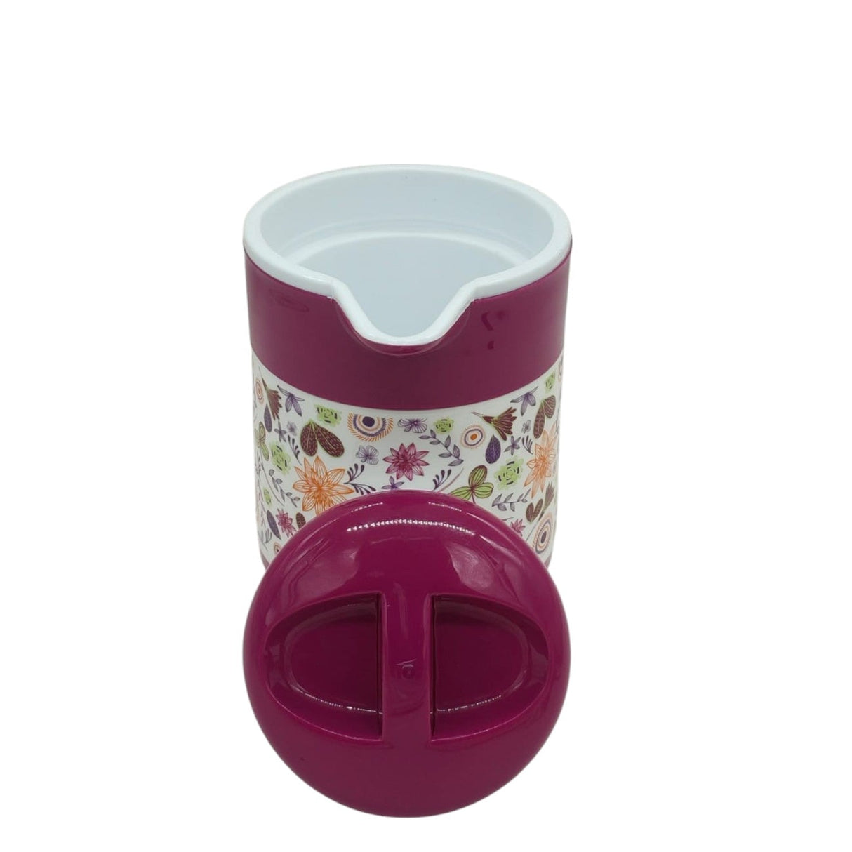 AKDC Plastic Jug 1Liter Pitcher Floral Print Clear Plastic Water Jug with Lid, Fridge Jug, Shatter Proof, Great for Iced Tea, Sangria, Lemonade, Juice - Al Kabayel Discount CentreAKDC Plastic Jug 1Liter Pitcher Floral Print Clear Plastic Water Jug with Lid, Fridge Jug, Shatter Proof, Great for Iced Tea, Sangria, Lemonade, JuiceJugsAKDCAl Kabayel Discount Centre