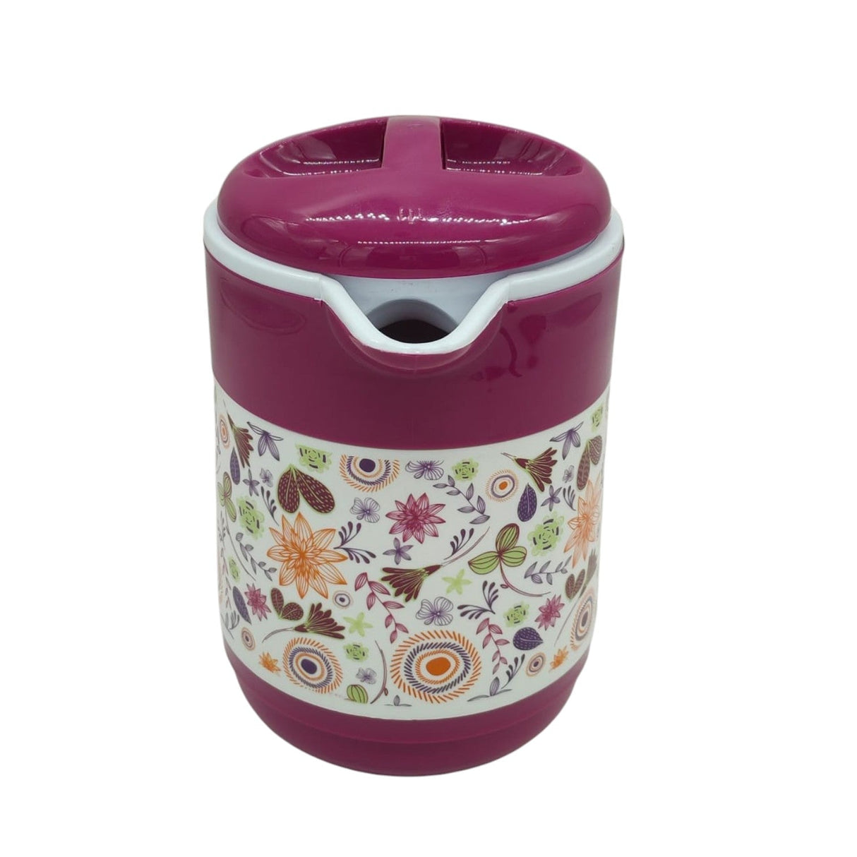 AKDC Plastic Jug 1Liter Pitcher Floral Print Clear Plastic Water Jug with Lid, Fridge Jug, Shatter Proof, Great for Iced Tea, Sangria, Lemonade, Juice - Al Kabayel Discount CentreAKDC Plastic Jug 1Liter Pitcher Floral Print Clear Plastic Water Jug with Lid, Fridge Jug, Shatter Proof, Great for Iced Tea, Sangria, Lemonade, JuiceJugsAKDCAl Kabayel Discount Centre
