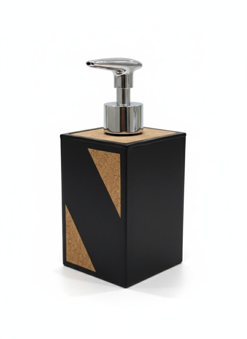 AKDC Plastic Liquid Soap Dispenser – Sleek Black Design, Modern Look for Home or Office Washrooms - Al Kabayel Discount CentreAKDC Plastic Liquid Soap Dispenser – Sleek Black Design, Modern Look for Home or Office WashroomsHolders & DispensersAKDCAl Kabayel Discount Centre