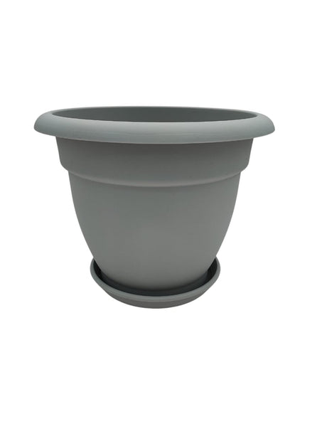 AKDC Plastic Planter With Tray Width 28CM Height 24CM - Al Kabayel Discount CentreAKDC Plastic Planter With Tray Width 28CM Height 24CMFlower/Plant PotsAKDCAl Kabayel Discount Centre