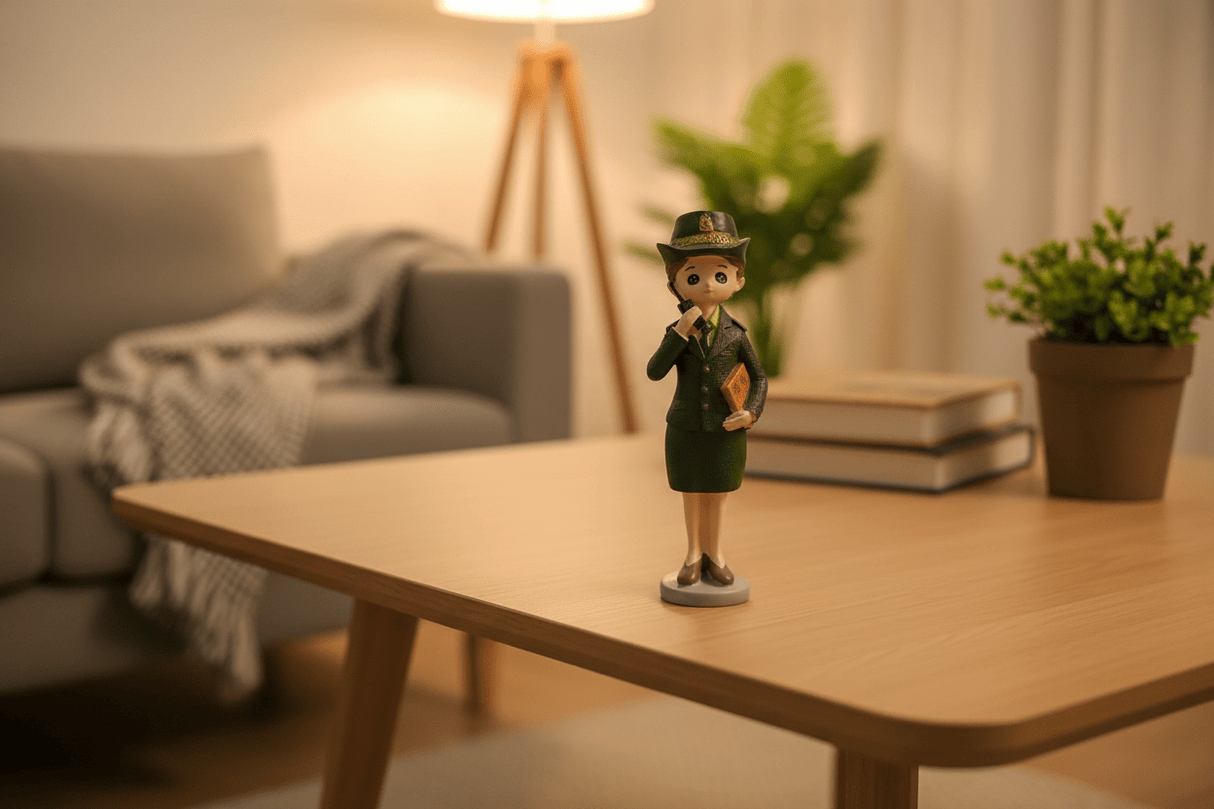 AKDC Polyresin Girl Police Figurine – Uniform - Themed Artistic Showpiece for Modern Home & Office Décor, Green, 20 cm - Al Kabayel Discount CentreAKDC Polyresin Girl Police Figurine – Uniform - Themed Artistic Showpiece for Modern Home & Office Décor, Green, 20 cmHome Décor AccentsAKDCAl Kabayel Discount Centre