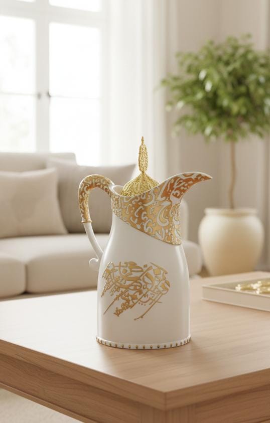 AKDC POP Decorative Incense Burner – Kettle Shape – White – 23 cm Elegant Home Burner - Al Kabayel Discount CentreAKDC POP Decorative Incense Burner – Kettle Shape – White – 23 cm Elegant Home BurnerIncense BurnerAKDCAl Kabayel Discount Centre