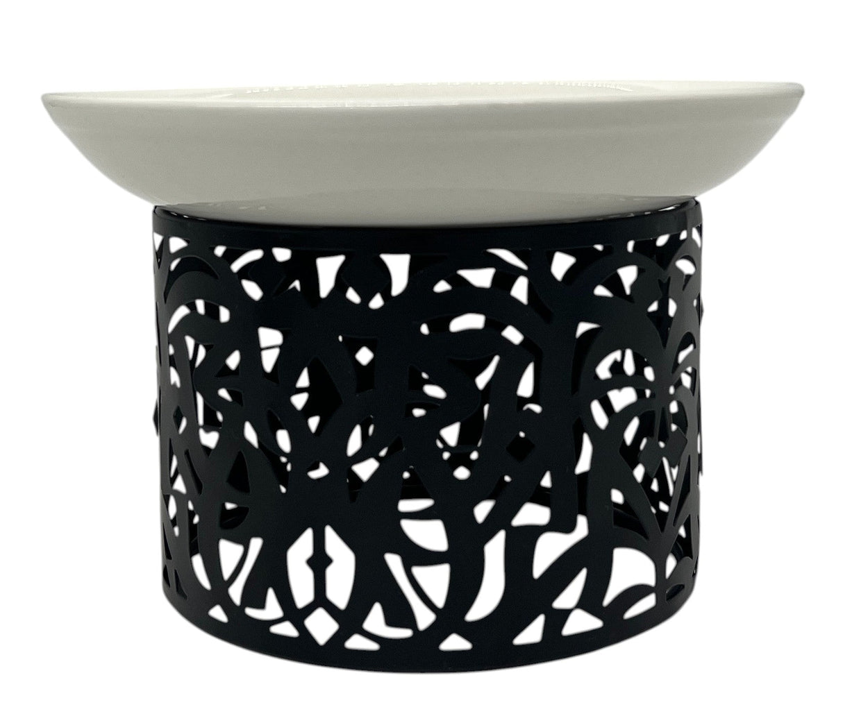 AKDC Porcelain Cake Tray with Metal Stand 15cm*15cm*10.5cm - Al Kabayel Discount CentreAKDC Porcelain Cake Tray with Metal Stand 15cm*15cm*10.5cmServing TraysAKDCAl Kabayel Discount Centre