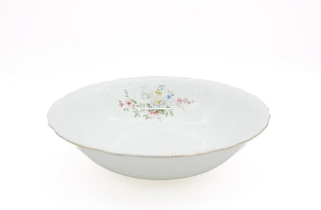 AKDC Porcelain Oval Plate 14 Gold Rim White - Al Kabayel Discount CentreAKDC Porcelain Oval Plate 14 Gold Rim WhitePlatesAKDCAl Kabayel Discount Centre