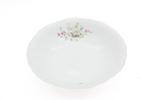 AKDC Porcelain Oval Plate 14 Gold Rim White - Al Kabayel Discount CentreAKDC Porcelain Oval Plate 14 Gold Rim WhitePlatesAKDCAl Kabayel Discount Centre