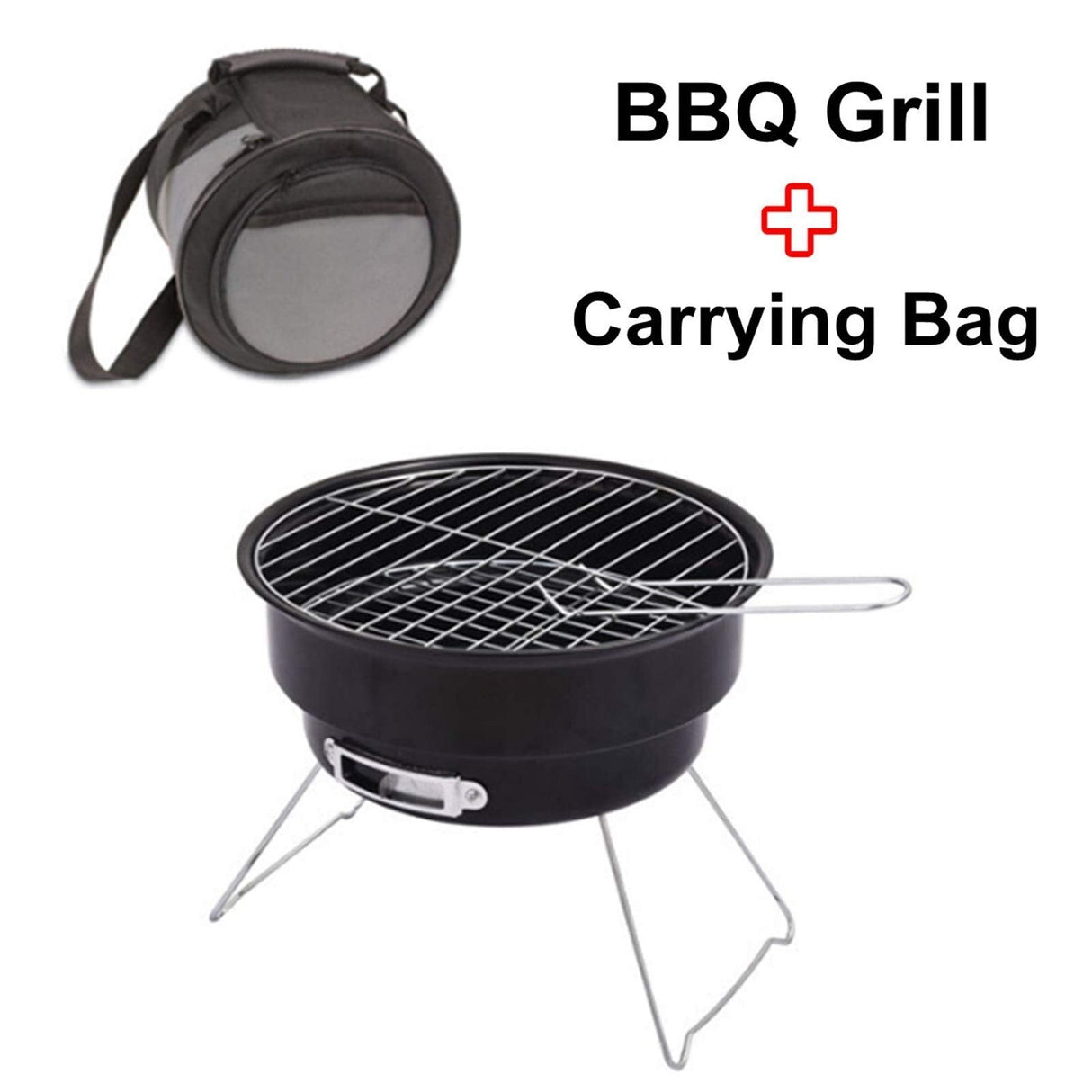AKDC Portable Charcoal Grill with Carry Bag – Foldable Lightweight Outdoor BBQ for Camping, Picnic, Travel & Beach Parties - Al Kabayel Discount CentreAKDC Portable Charcoal Grill with Carry Bag – Foldable Lightweight Outdoor BBQ for Camping, Picnic, Travel & Beach PartiesCamping & HikingAl Kabayel Discount CentreAl Kabayel Discount Centre