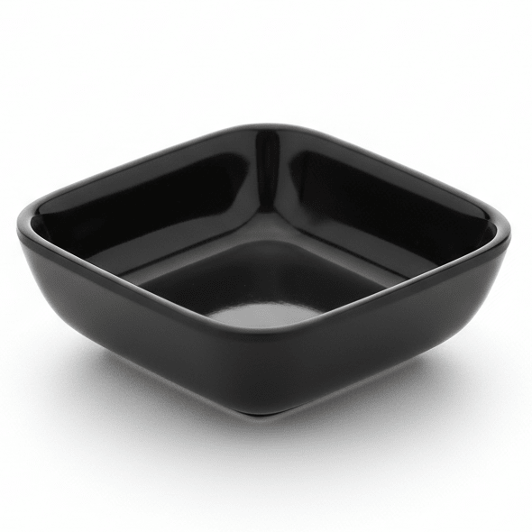 AKDC Premium Black Melamine Square Sauce Serving Bowl 7×7 cm Compact Durable Tableware - Al Kabayel Discount CentreAKDC Premium Black Melamine Square Sauce Serving Bowl 7×7 cm Compact Durable TablewareBowlsAKDCAl Kabayel Discount Centre