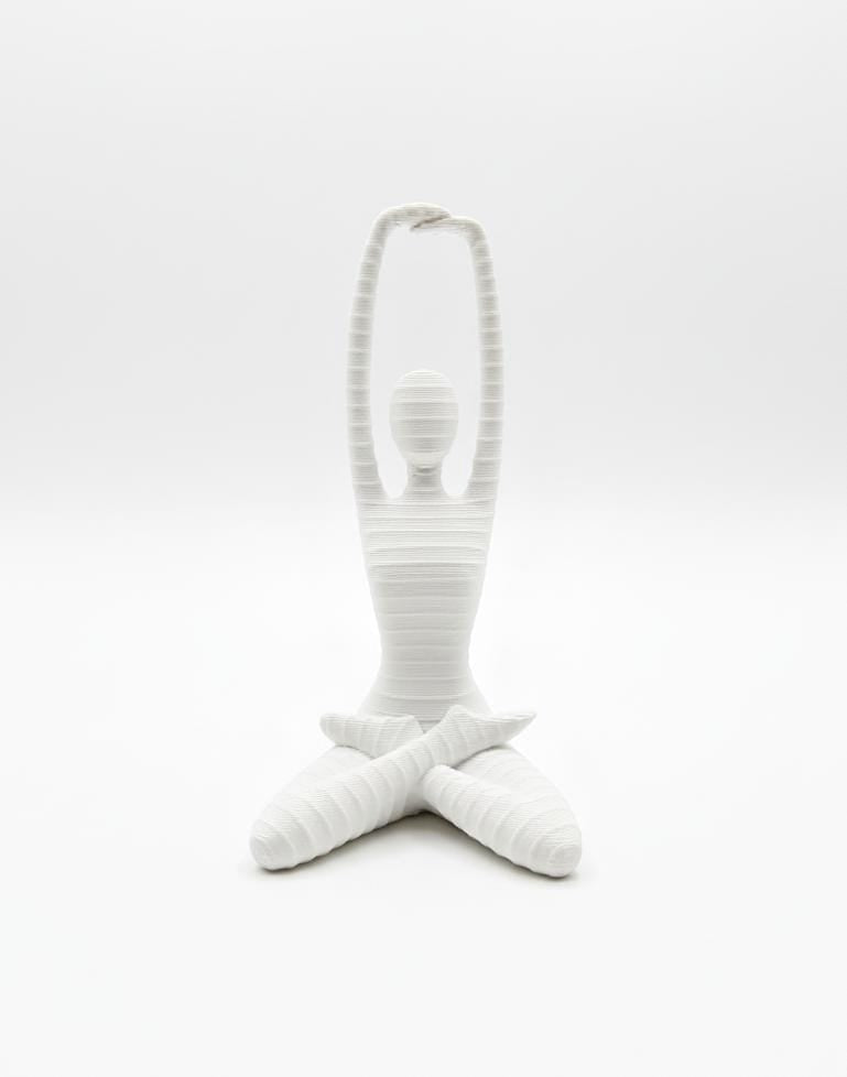 AKDC Premium Ceramic Yoga Girl Figurine – White Meditating Pose Serenity Home Décor 21 cm - Al Kabayel Discount CentreAKDC Premium Ceramic Yoga Girl Figurine – White Meditating Pose Serenity Home Décor 21 cmHome Décor AccentsAKDCAl Kabayel Discount Centre