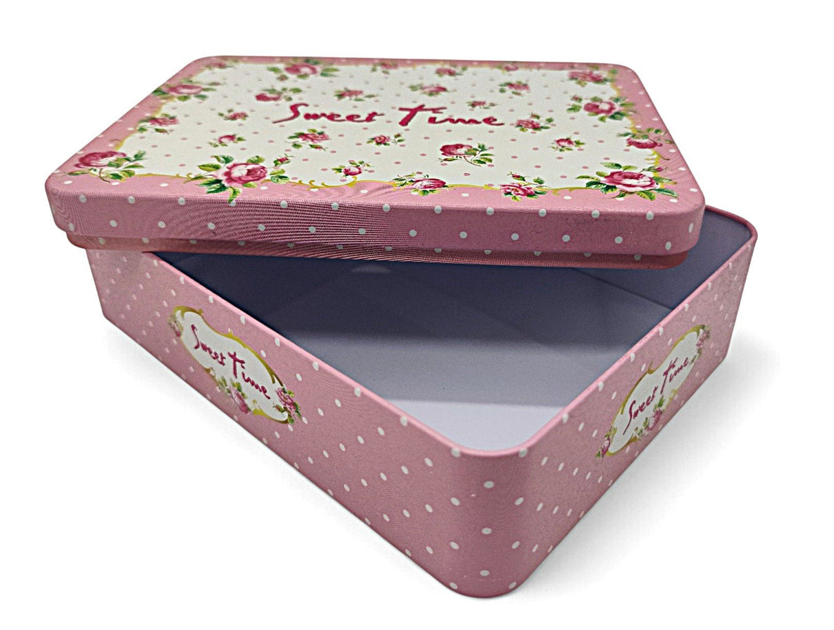 AKDC Premium Metal Candy Box – 21×15×7 cm, Soft Pink Finish - Al Kabayel Discount CentreAKDC Premium Metal Candy Box – 21×15×7 cm, Soft Pink FinishJars & Food SaversAKDCAl Kabayel Discount Centre