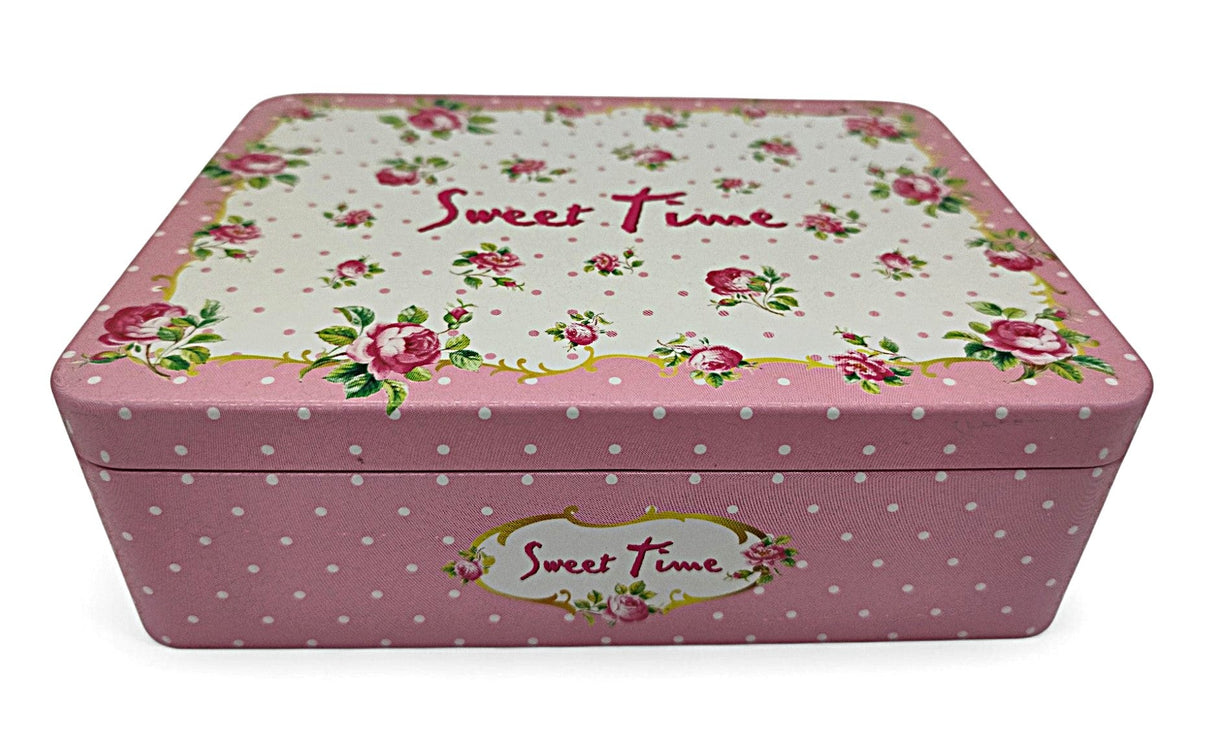 AKDC Premium Metal Candy Box – 21×15×7 cm, Soft Pink Finish - Al Kabayel Discount CentreAKDC Premium Metal Candy Box – 21×15×7 cm, Soft Pink FinishJars & Food SaversAKDCAl Kabayel Discount Centre