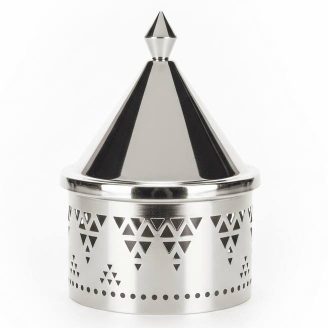 AKDC Premium Round Metal Dates Pot with Lid 20×12 cm Covered Storage for Dry Fruits & Snacks - Al Kabayel Discount CentreAKDC Premium Round Metal Dates Pot with Lid 20×12 cm Covered Storage for Dry Fruits & SnacksBowlsAKDCAl Kabayel Discount Centre