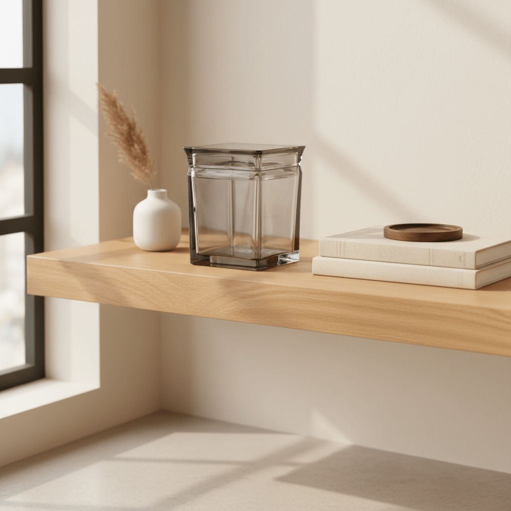 AKDC Premium Square Airtight Acrylic Storage Canister with Black Transparent Finish – Modern Kitchen Organizer, 800 ml - Al Kabayel Discount CentreAKDC Premium Square Airtight Acrylic Storage Canister with Black Transparent Finish – Modern Kitchen Organizer, 800 mlJars & Food SaversAKDCAl Kabayel Discount Centre