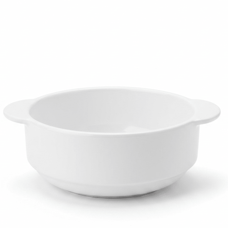 AKDC Premium White Elegant Melamine Soup Bowl with Handle 4.25 Inch Easy Grip Design - Al Kabayel Discount CentreAKDC Premium White Elegant Melamine Soup Bowl with Handle 4.25 Inch Easy Grip DesignBowlsAKDCAl Kabayel Discount Centre