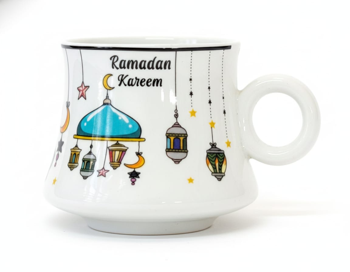 AKDC Ramadan Collection 18 - Piece White Ceramic Mixed Tea & Arabic Coffee Cup Set with Saucers – Elegant Islamic Design - Al Kabayel Discount CentreAKDC Ramadan Collection 18 - Piece White Ceramic Mixed Tea & Arabic Coffee Cup Set with Saucers – Elegant Islamic DesignTea SetsAKDCAl Kabayel Discount Centre