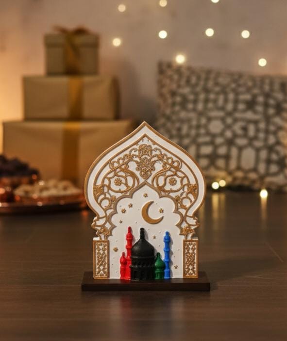 AKDC Ramadan Holy Décor Chalk Material 13×10 cm – Spiritual Accent Piece - Al Kabayel Discount CentreAKDC Ramadan Holy Décor Chalk Material 13×10 cm – Spiritual Accent PieceHome Décor AccentsAKDCAl Kabayel Discount Centre