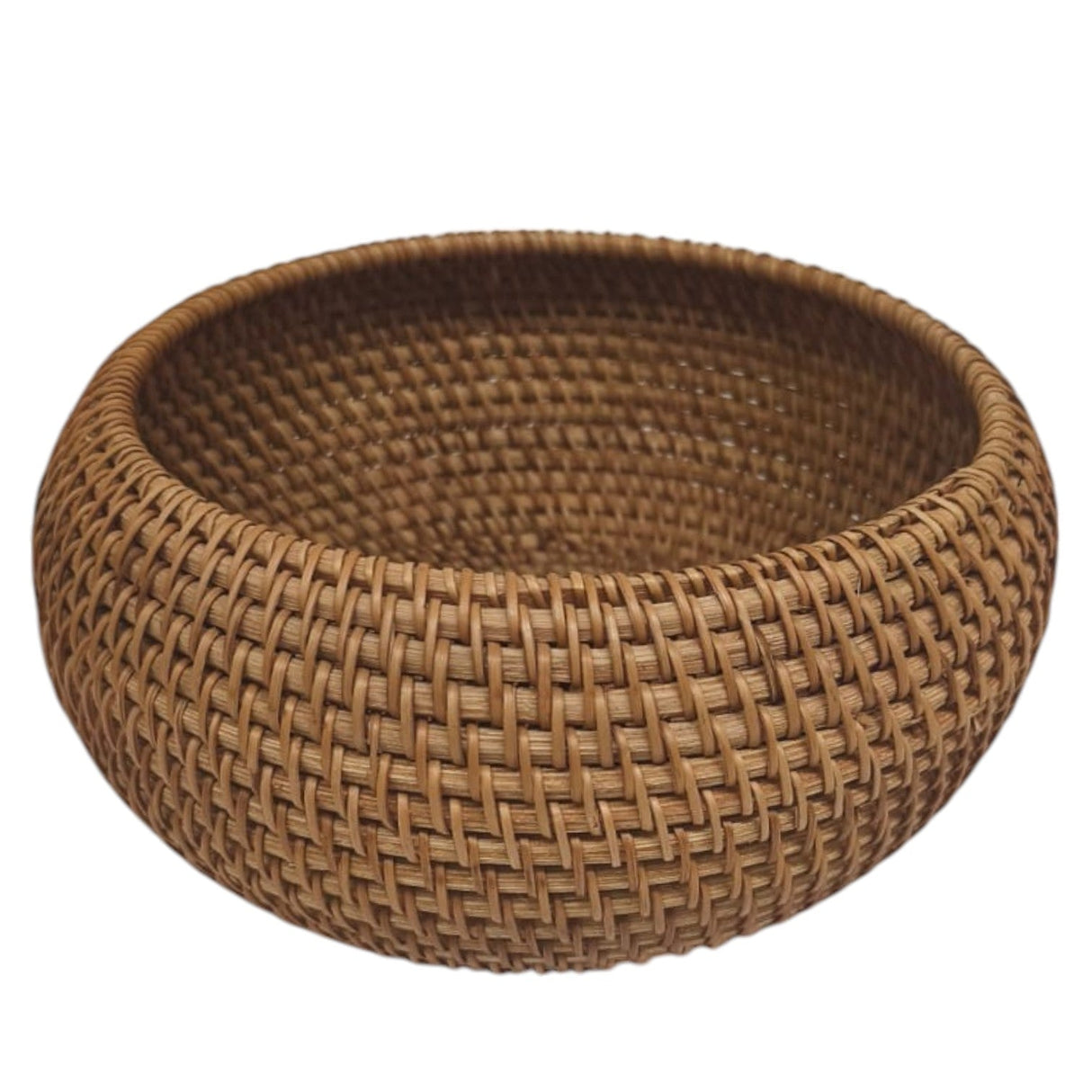 AKDC Rattan Round Fruit Basket Bowls, Handwoven Storage Serving Baskets, Wicker Organizer for Dinning Room - 20CM - Al Kabayel Discount CentreAKDC Rattan Round Fruit Basket Bowls, Handwoven Storage Serving Baskets, Wicker Organizer for Dinning Room - 20CMRattansAKDCAl Kabayel Discount Centre