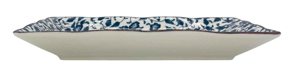 AKDC Rectangular Ceramic Tray 21.5cm*12.8cm*3cm, White and Blue Floral Designs - Al Kabayel Discount CentreAKDC Rectangular Ceramic Tray 21.5cm*12.8cm*3cm, White and Blue Floral DesignsServing TraysAKDCAl Kabayel Discount Centre