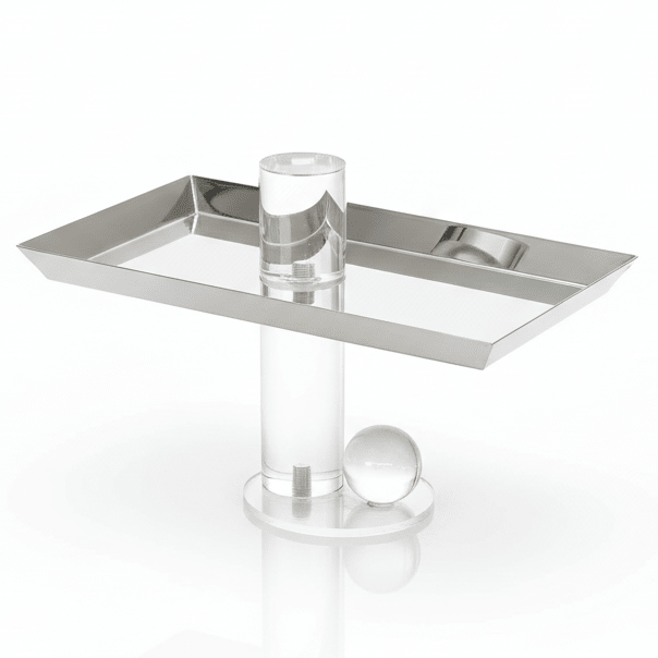 AKDC Rectangular Elegant Footed Candy Tray – Premium Metal Serving Tray for Sweets & Snacks Display – 24x12 cm - Al Kabayel Discount CentreAKDC Rectangular Elegant Footed Candy Tray – Premium Metal Serving Tray for Sweets & Snacks Display – 24x12 cmServing TraysAKDCAl Kabayel Discount Centre