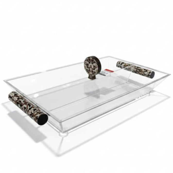 AKDC Rectangular Transparent Acrylic 2 - Compartment Candy & Snacks Storage Box – 38.5 × 25.5 × 8 cm - Al Kabayel Discount CentreAKDC Rectangular Transparent Acrylic 2 - Compartment Candy & Snacks Storage Box – 38.5 × 25.5 × 8 cmJars & Food SaversAKDCAl Kabayel Discount Centre