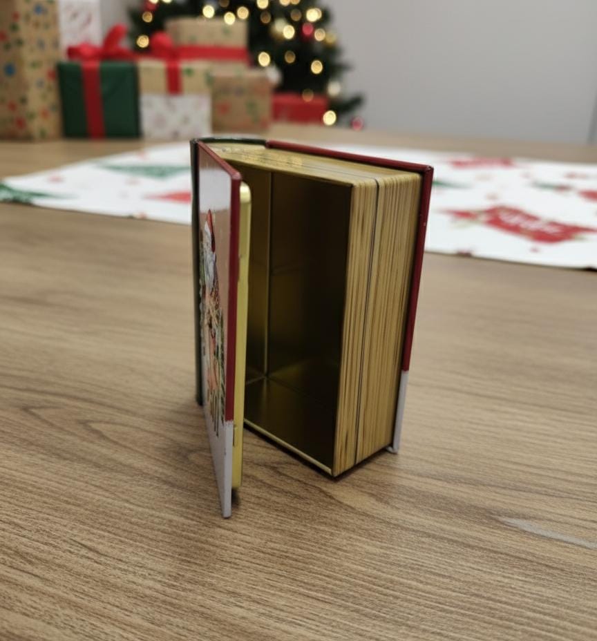 AKDC Red Box - Shaped Metal Gift Box 10×12×4 cm – Santa & Deer Design Festive Holiday Container - Al Kabayel Discount CentreAKDC Red Box - Shaped Metal Gift Box 10×12×4 cm – Santa & Deer Design Festive Holiday ContainerHome Décor AccentsAKDCAl Kabayel Discount Centre