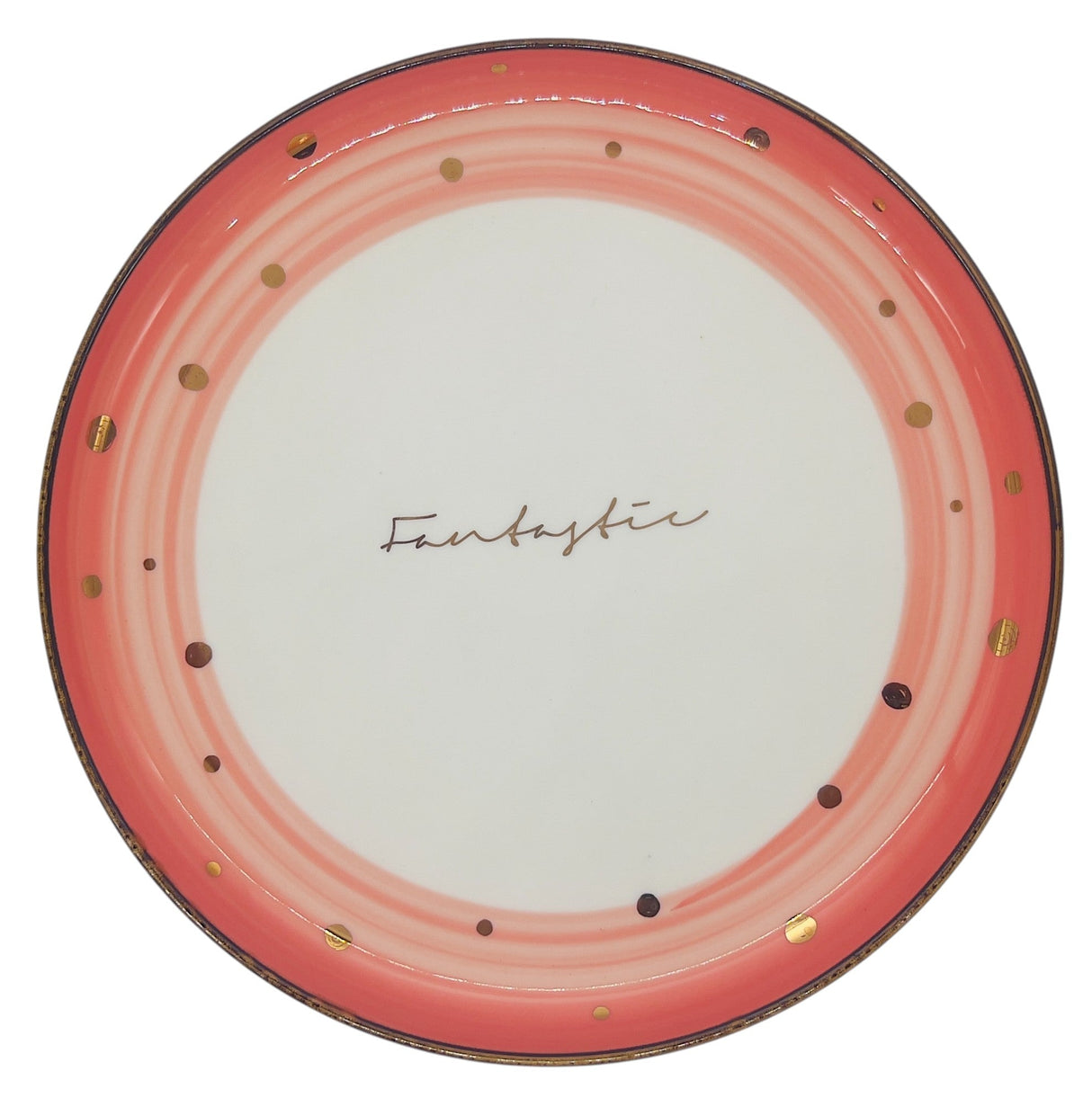 AKDC Round Ceramic Dinner Plate 25cm, Pink and Gold - Al Kabayel Discount CentreAKDC Round Ceramic Dinner Plate 25cm, Pink and GoldPlatesAKDCAl Kabayel Discount Centre