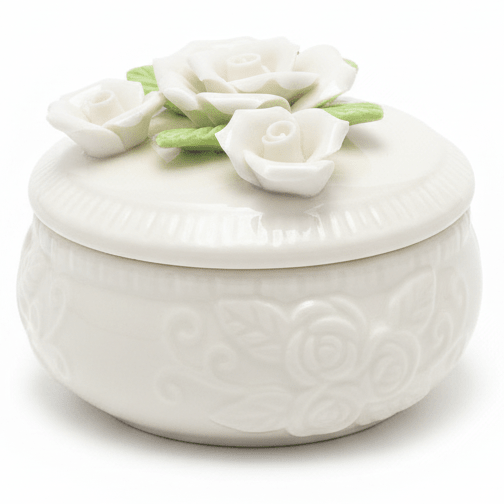 AKDC round ceramic sugar pot with floral lid decorative kitchen storage jar luxury tableware gift item 8cm - Al Kabayel Discount CentreAKDC round ceramic sugar pot with floral lid decorative kitchen storage jar luxury tableware gift item 8cmJars & Food SaversAKDCAl Kabayel Discount Centre