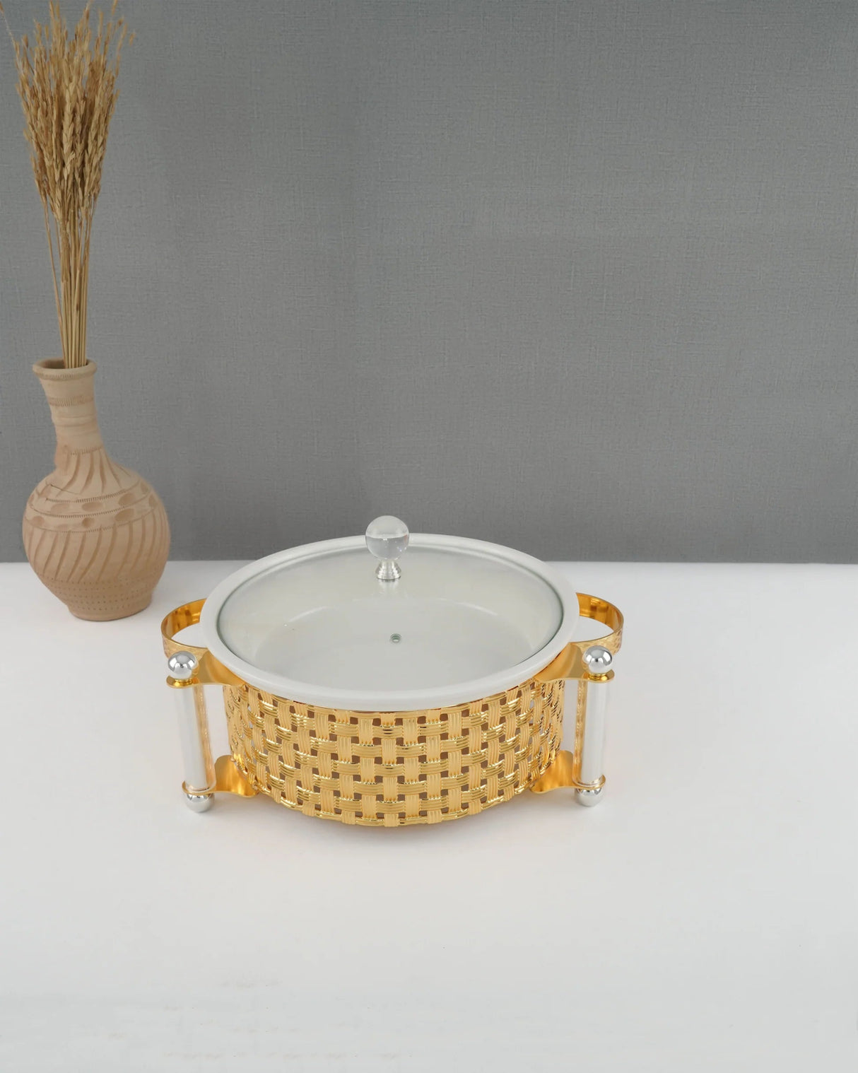 AKDC Round Food Warmer 10 Inch Gold - Al Kabayel Discount CentreAKDC Round Food Warmer 10 Inch GoldCasseroles & Stock PotsAl Kabayel Discount CentreAl Kabayel Discount Centre