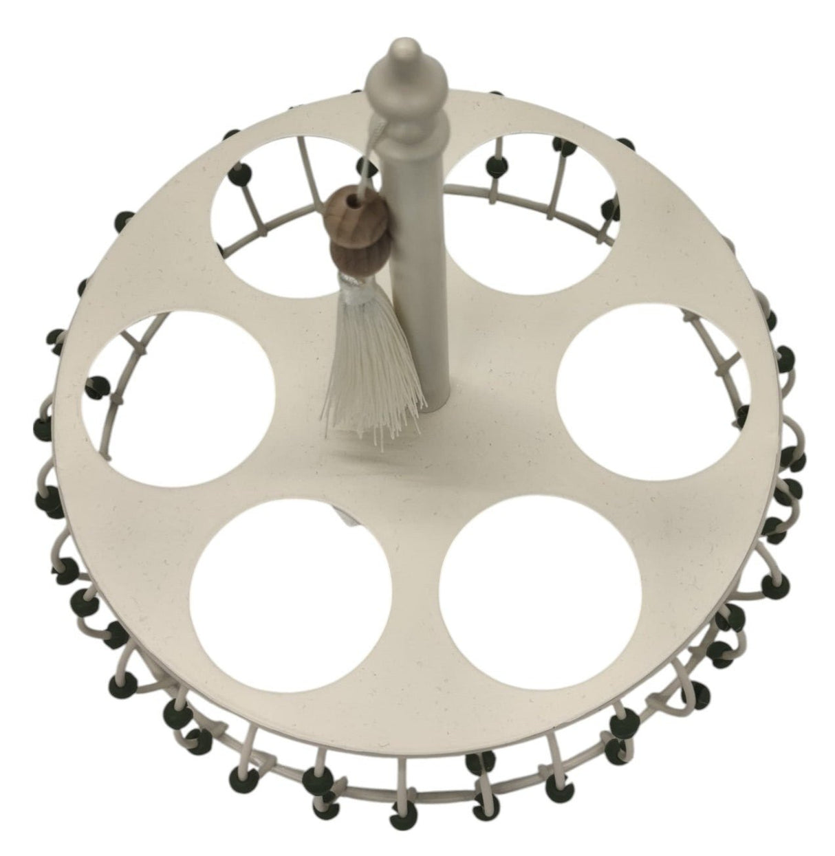 AKDC Round Metal 6 - Way Cup Holder 20cm*24cm, Ivory - Al Kabayel Discount CentreAKDC Round Metal 6 - Way Cup Holder 20cm*24cm, IvoryOrganizers & AccessoriesAKDCAl Kabayel Discount Centre