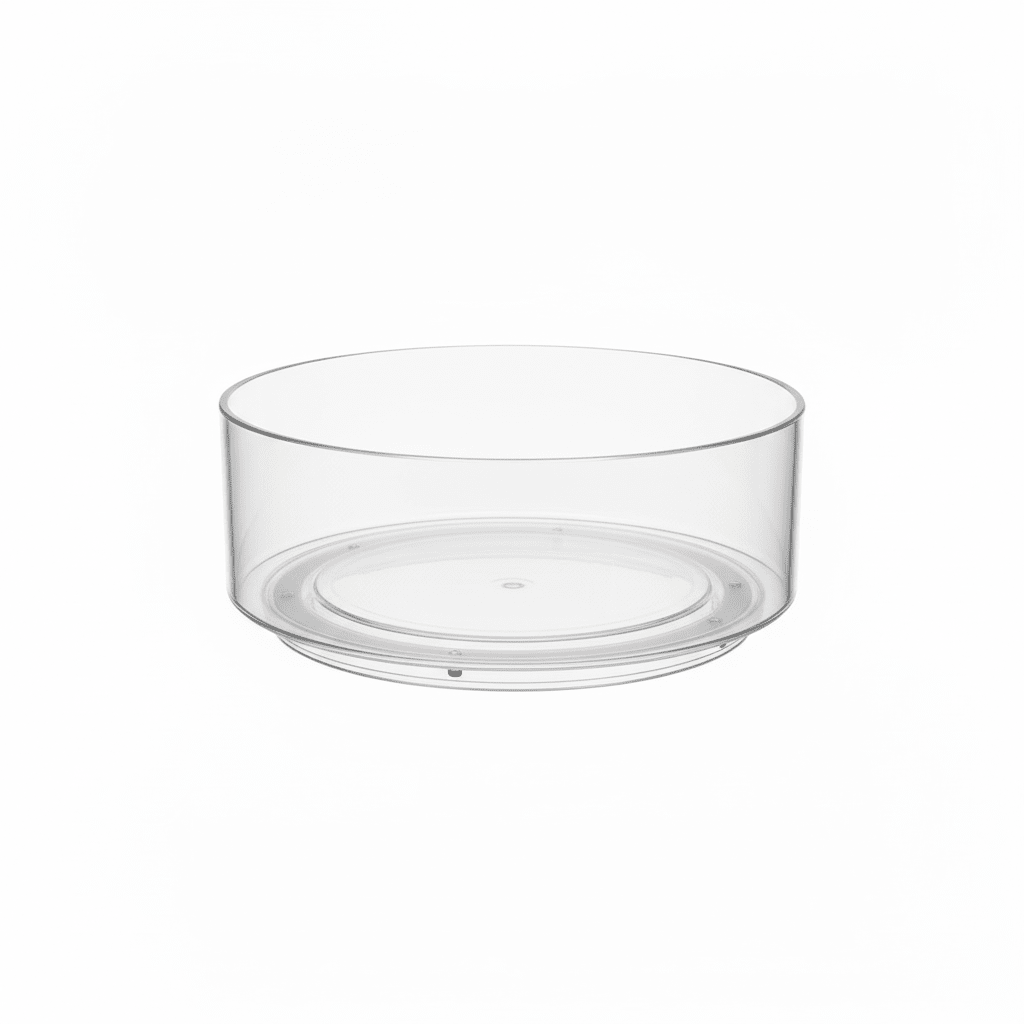 AKDC Round Plastic Rotating Organizer 23cm*8.5cm, Clear & Transparent - Al Kabayel Discount CentreAKDC Round Plastic Rotating Organizer 23cm*8.5cm, Clear & TransparentOrganizers & AccessoriesAKDCAl Kabayel Discount Centre