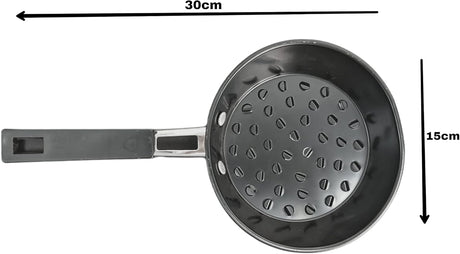 AKDC Round Shape Charcoal Holder With Wooden handle Comfort Grip Basket Charcoal Briquet/Charcoal Fuel Holders, Charcoal Baskets For Camping Hiking Outdoor use - Al Kabayel Discount CenterAKDC Round Shape Charcoal Holder With Wooden handle Comfort Grip Basket Charcoal Briquet/Charcoal Fuel Holders, Charcoal Baskets For Camping Hiking Outdoor useBarbecue & Outdoor DiningAKDCAl Kabayel Discount Center