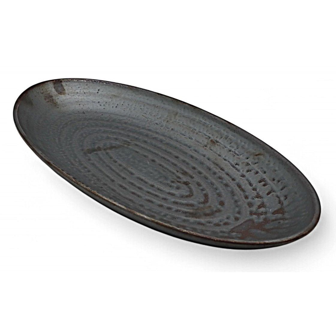 AKDC Rustic Oval Ceramic Bowl – 37×18.5 cm, Unique Artisan Craft - Al Kabayel Discount CentreAKDC Rustic Oval Ceramic Bowl – 37×18.5 cm, Unique Artisan CraftServing TraysAKDCAl Kabayel Discount Centre