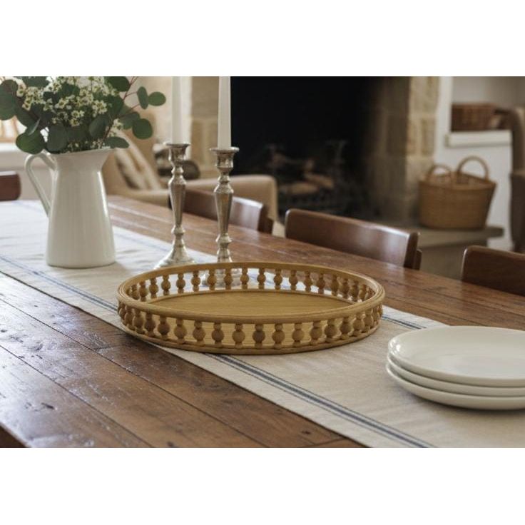 AKDC Small Bamboo Oval Tray 35×25×5 cm – Natural Wooden Serving & Display Tray - Al Kabayel Discount CentreAKDC Small Bamboo Oval Tray 35×25×5 cm – Natural Wooden Serving & Display TrayOrganizers & AccessoriesAKDCAl Kabayel Discount Centre