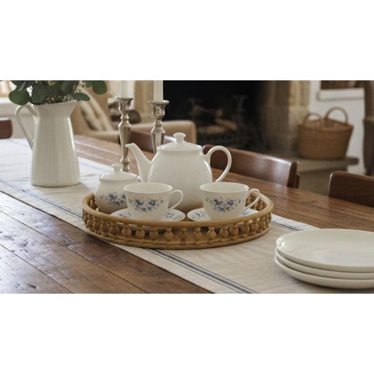 AKDC Small Bamboo Oval Tray 35×25×5 cm – Natural Wooden Serving & Display Tray - Al Kabayel Discount CentreAKDC Small Bamboo Oval Tray 35×25×5 cm – Natural Wooden Serving & Display TrayOrganizers & AccessoriesAKDCAl Kabayel Discount Centre