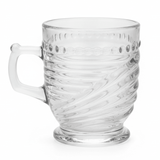 AKDC Small Size Elegant Clear Glass Mug with Handle for Espresso Tea 166ml - Al Kabayel Discount CentreAKDC Small Size Elegant Clear Glass Mug with Handle for Espresso Tea 166mlMugsAKDCAl Kabayel Discount Centre