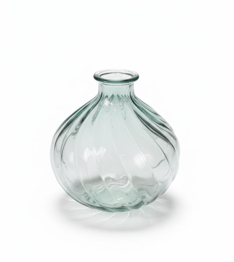 AKDC Small Transparent Glass Vase – 17 cm Simple Modern Home Décor - Al Kabayel Discount CentreAKDC Small Transparent Glass Vase – 17 cm Simple Modern Home DécorFlower/Plant PotsAKDCAl Kabayel Discount Centre
