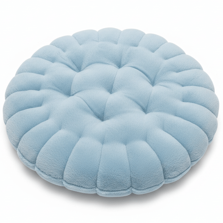 AKDC Soft Plush Lignt Blue Round Seat Cushion Comfortable Chair Pad for Home Office Dining Chairs 35× 35cm - Al Kabayel Discount CentreAKDC Soft Plush Lignt Blue Round Seat Cushion Comfortable Chair Pad for Home Office Dining Chairs 35× 35cmAl Kabayel Discount CentreAl Kabayel Discount Centre
