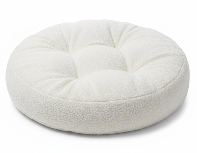 AKDC Soft Plush Round Decorative Cushion for Living Room & Bedroom – Classic White, 45 cm - Al Kabayel Discount CentreAKDC Soft Plush Round Decorative Cushion for Living Room & Bedroom – Classic White, 45 cmFloor Pillows & CushionsAKDCAl Kabayel Discount Centre