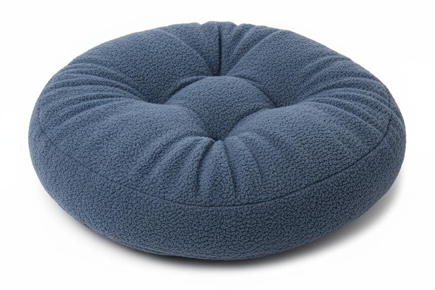 AKDC Soft Plush Round Decorative Cushion for Living Room & Bedroom – Elegant Blue, 45 cm - Al Kabayel Discount CentreAKDC Soft Plush Round Decorative Cushion for Living Room & Bedroom – Elegant Blue, 45 cmFloor Pillows & CushionsAKDCAl Kabayel Discount Centre