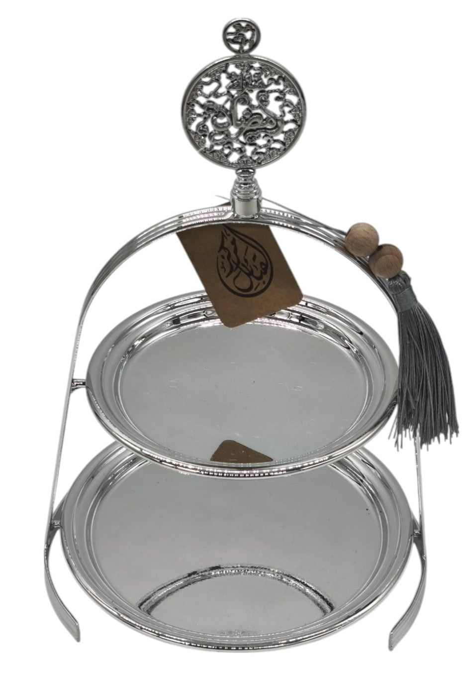 AKDC Stainless Steel 2 - Tier Candy Tray 18cm*30cm, Silver - Al Kabayel Discount CentreAKDC Stainless Steel 2 - Tier Candy Tray 18cm*30cm, SilverServing TraysAKDCAl Kabayel Discount Centre