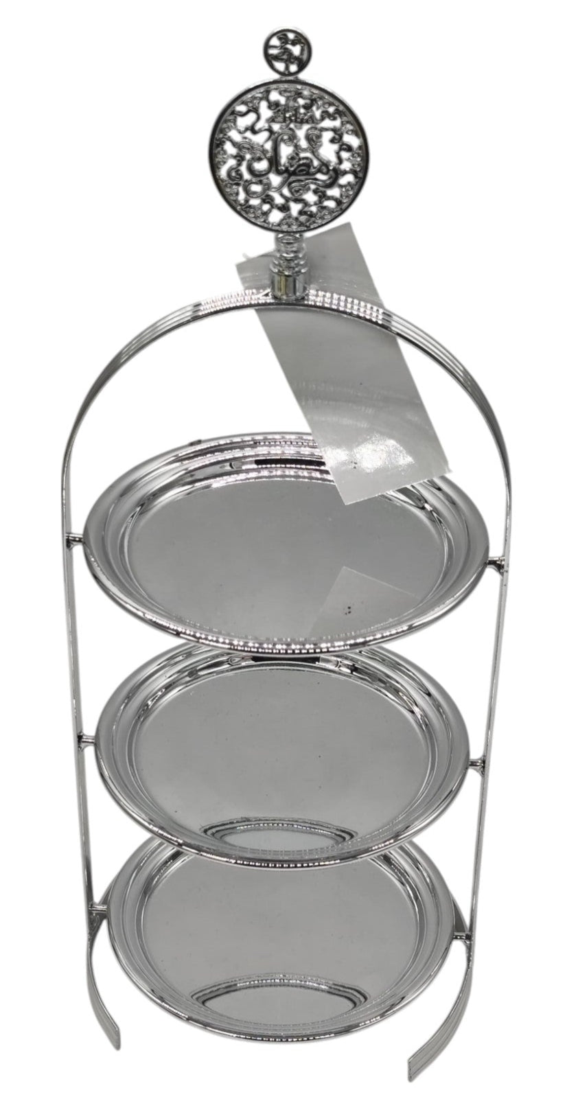 AKDC Stainless Steel 3 - Tier Candy Tray 40cm*16cm, Silver - Al Kabayel Discount CentreAKDC Stainless Steel 3 - Tier Candy Tray 40cm*16cm, SilverServing TraysAKDCAl Kabayel Discount Centre