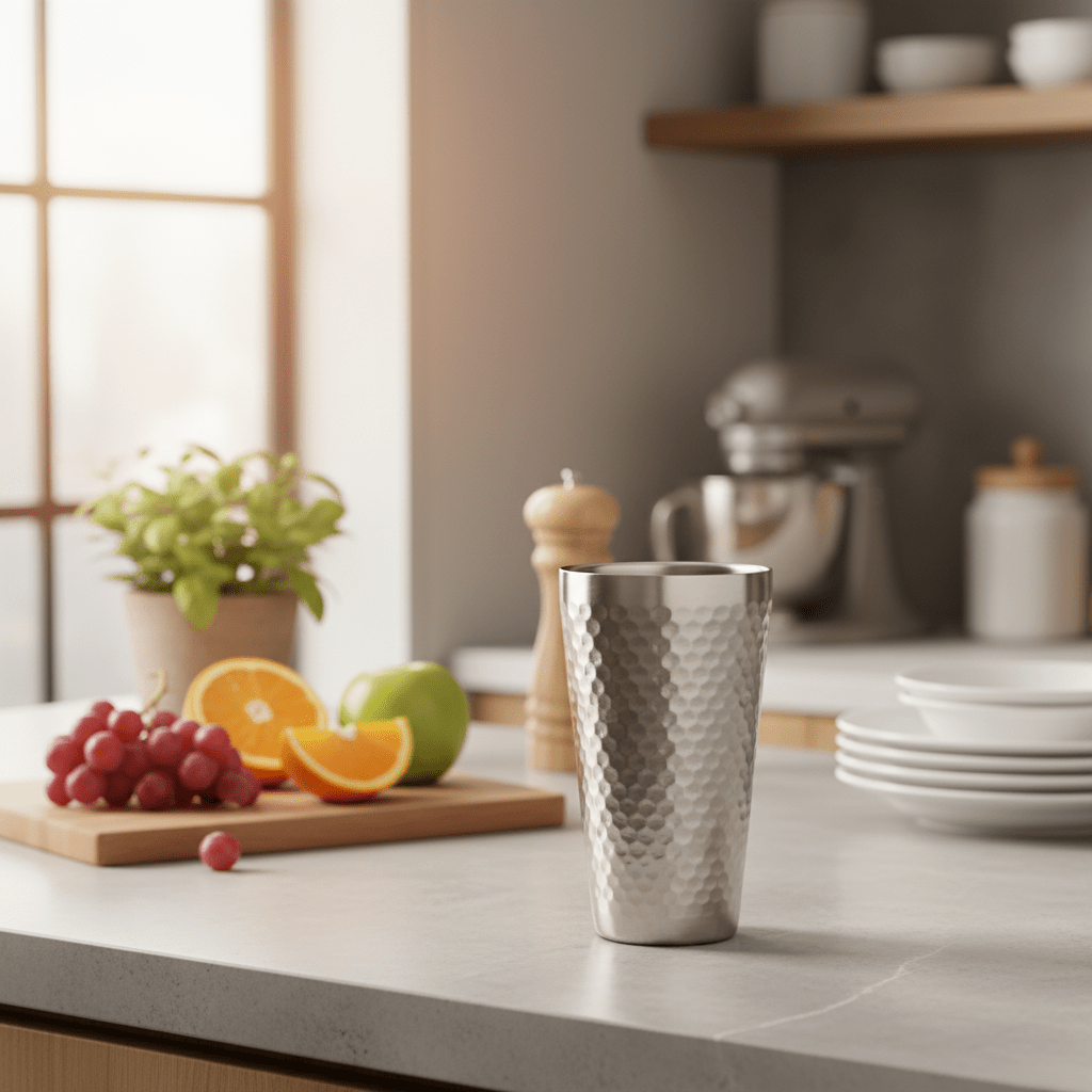 AKDC Stainless Steel Double Wall Hammered Tumbler - 550ml - Al Kabayel Discount CentreAKDC Stainless Steel Double Wall Hammered Tumbler - 550mlTumblersAKDCAl Kabayel Discount Centre