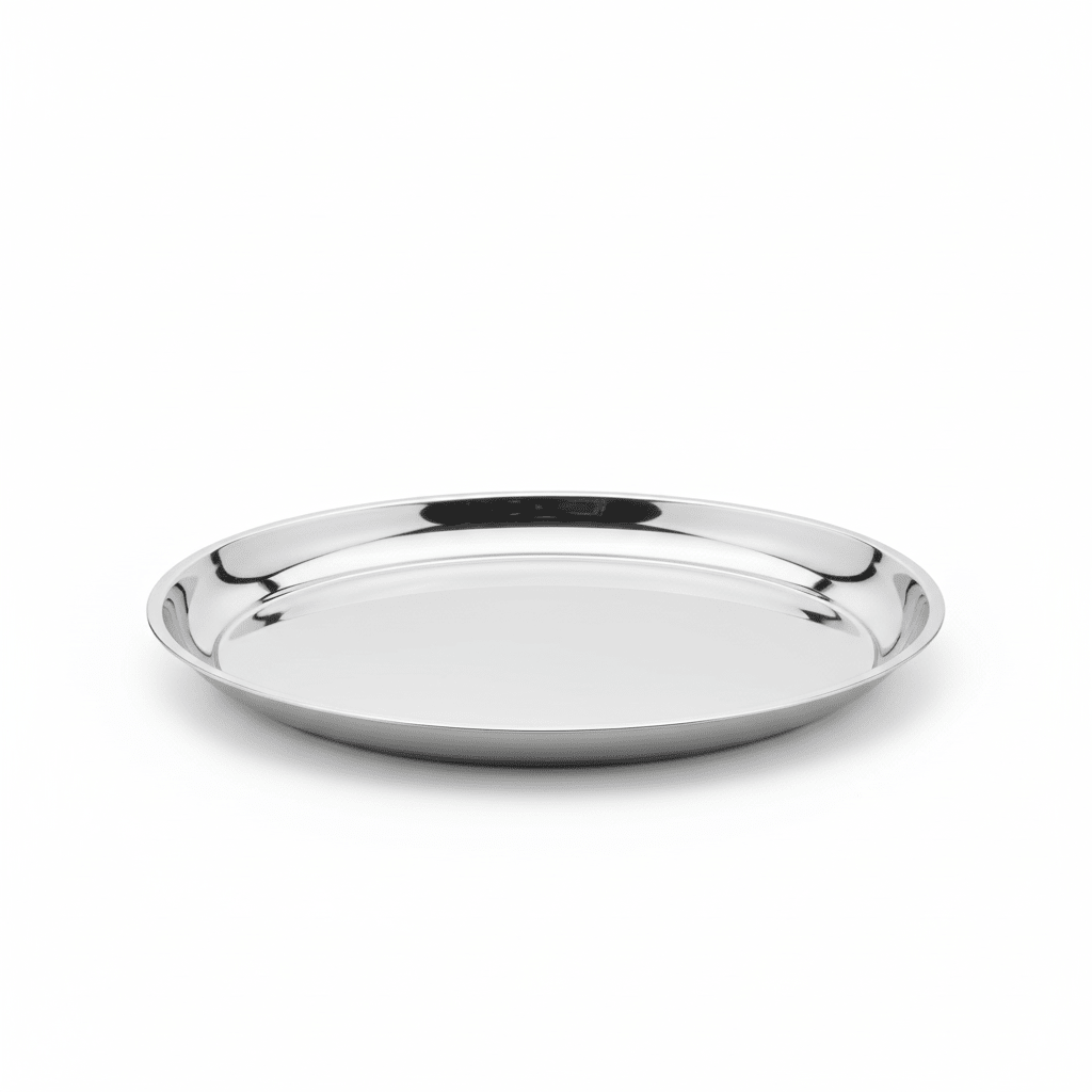 AKDC Stainless Steel Round Deep Serving Tray - 50cm - Al Kabayel Discount CentreAKDC Stainless Steel Round Deep Serving Tray - 50cmServing TraysAKDCAl Kabayel Discount Centre