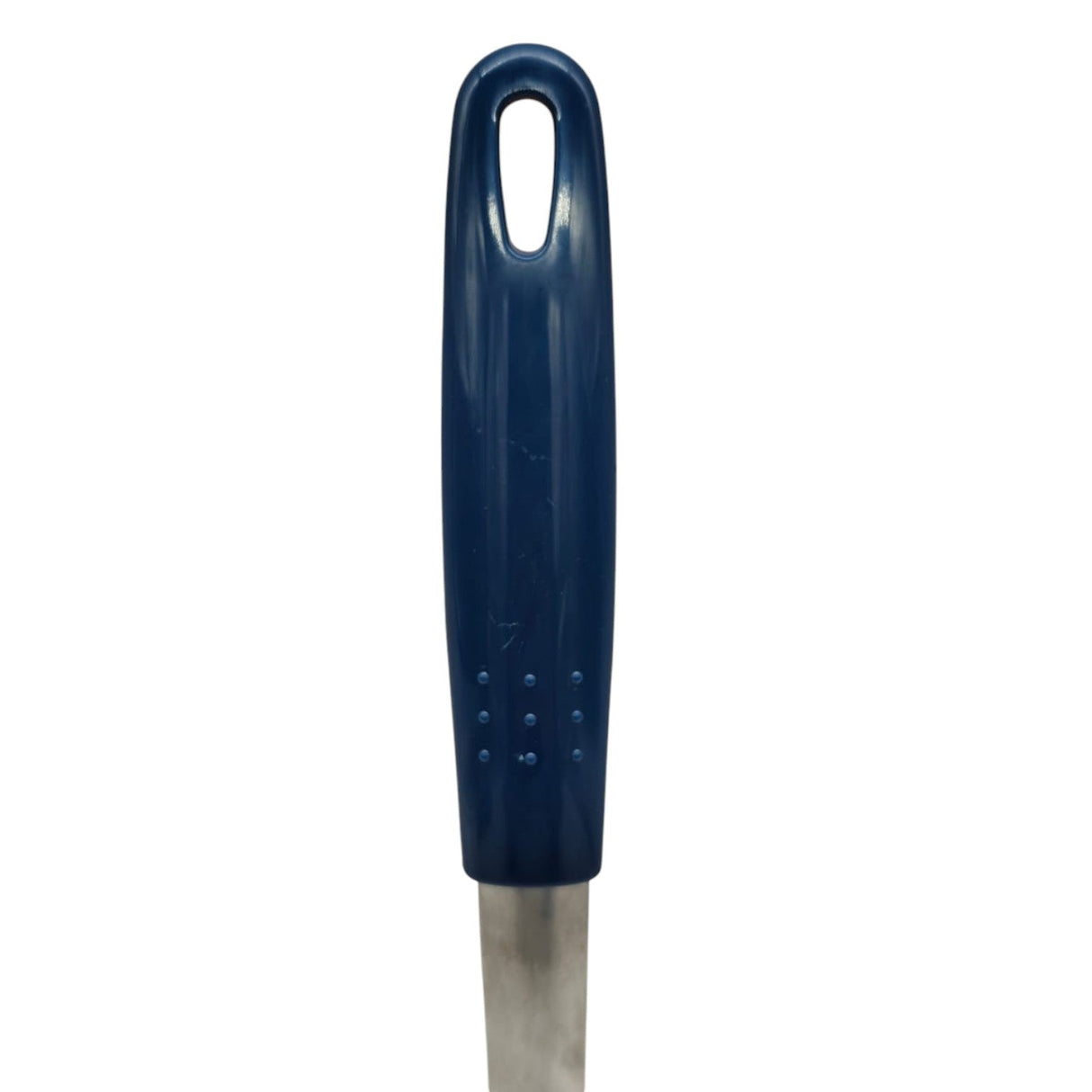 AKDC Stainless Steel Slotted Turner Plastic Handle Pancake Flipper Omlete Flipper - 34cm - Blue&Steel - Al Kabayel Discount CentreAKDC Stainless Steel Slotted Turner Plastic Handle Pancake Flipper Omlete Flipper - 34cm - Blue&SteelCookware AccessoriesAKDCAl Kabayel Discount Centre