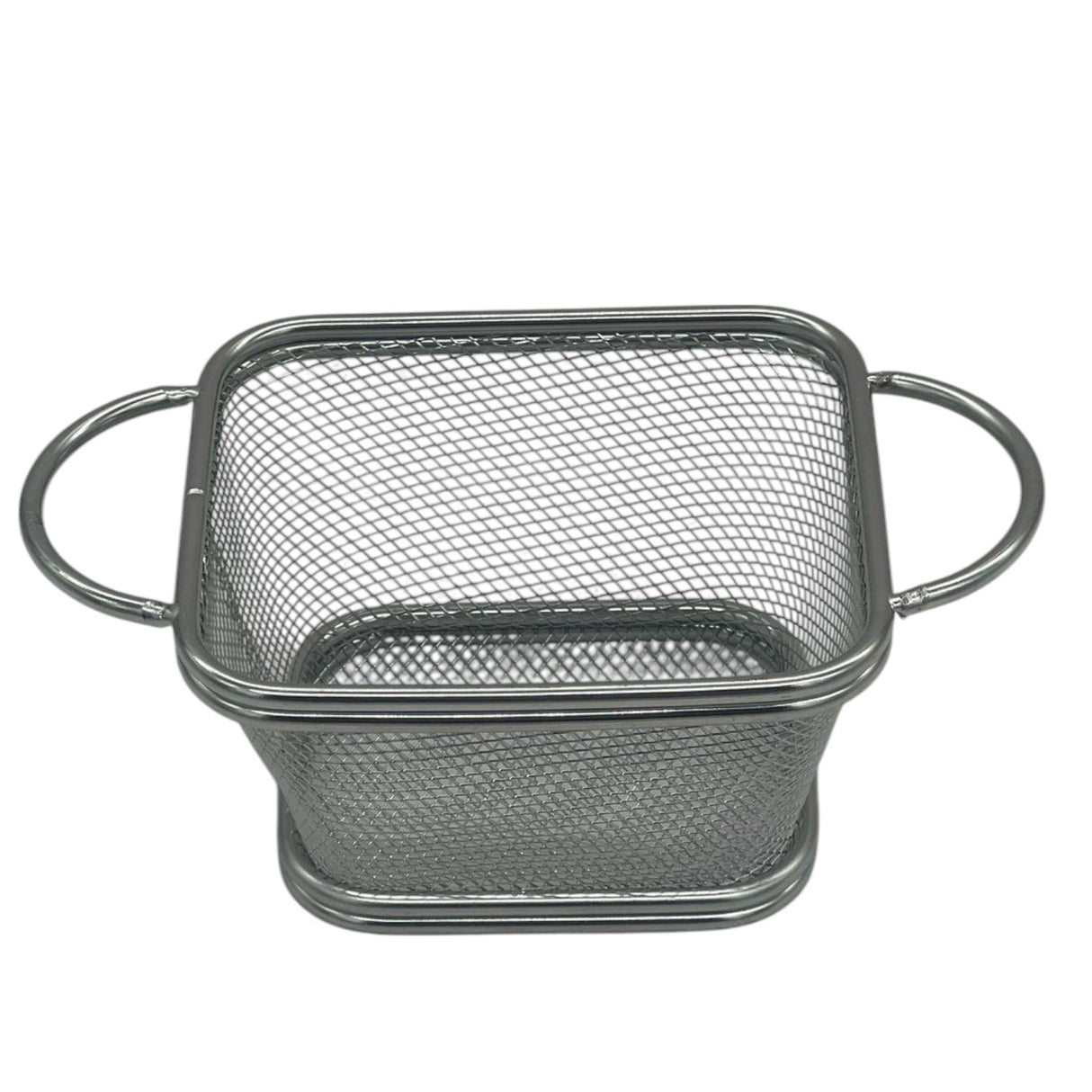 AKDC Stainless Steel Small Fryer Basket with Ear Handle - 10cmX9cmX6cm - Steel - Al Kabayel Discount CentreAKDC Stainless Steel Small Fryer Basket with Ear Handle - 10cmX9cmX6cm - SteelKitchen Utensils & GadgetsAKDCAl Kabayel Discount Centre